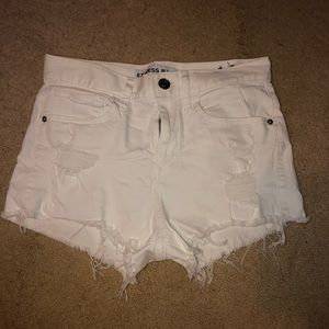 White Denim Shorts